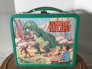 1975 Vintage Land Of The Lost Metal Lunch Box In