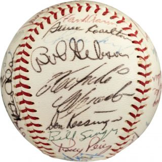 Roberto Clemente 1969 All Star Game Team Signed Baseball Psa Dna