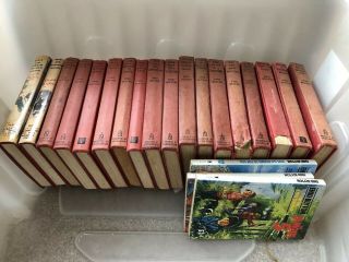 18 Vintage Hardback Enid Blyton Famous Five Books Ad 3 1980’s Paperback Books
