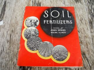 Vintage 1939 John Deere Soil Fertilizers Farm Equipment Brochure