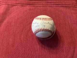 Mickey Mantle Autographed Baseball 