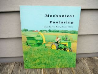 Vintage 1958 John Deere Mechanical Pasturing Hay Farm Equipment Brochure