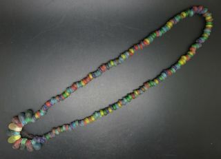 Vintage African Multicolor Wedding Glass Beads String