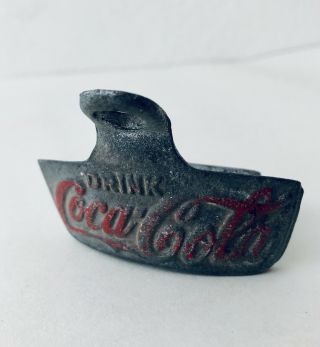 Vintage Starr X - Drink Coca Cola Bottle Opener Brown Co Wall Mount,  Made In Usa