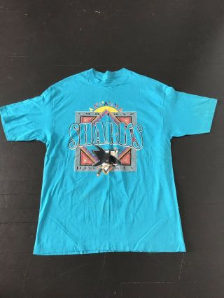 Vintage 1990’s San Jose Sharks Nhl T - Shirt Size Xl