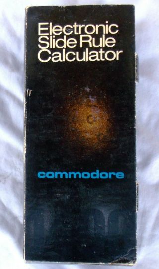 Rare Vintage Commodore Sr 1400 Electronic Slide Rule Calculator
