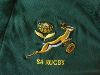 VINTAGE SOUTH AFRICA SPRINGBOKS NIKE RUGBY JERSEY SHIRT SIZE SMALL 2