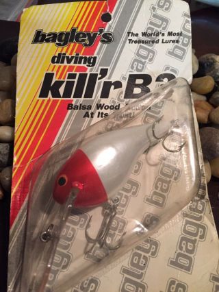Vintage Bagley Diving Killer B 3 Fishing Lure