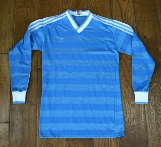 Vintage Adidas Football Shirt East Germany 1986 - 88 Size Medium Blank