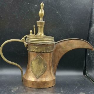 Wonderful Islamic Antique Arabian Iraqi/saudi/omani Coffee Pot Dallah