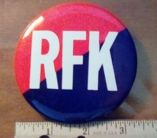 Vintage Robert F.  Kennedy Rfk 1968 Campaign Pinback Button