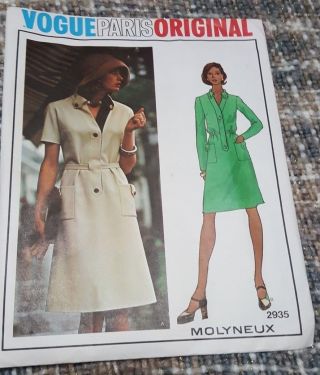 4 VTG Vogue Sewing Patterns Paris,  Designer,  American Originals.  3 uncut 2