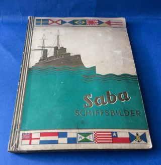 Full Set Cigarette Cards German Saba Schiffsbilder - Album 1930
