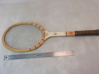Vintage Wilson Jack Kramer Autograph Tennis Racket Wooden