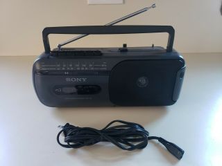 Cfm - 155 Sony Mini Vintage Boombox Radio Am Fm Cassette Player Recorder