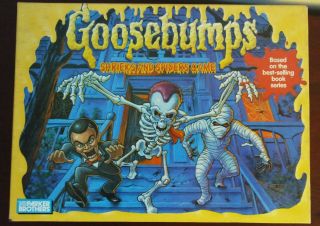 Vintage Goosebumps Shrieks And Spiders Game Parker Brothers 1995 Complete
