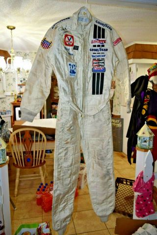 Dick Simon Signed Autographed Simpson Driver Suit Race Worn 1978 Indy 500