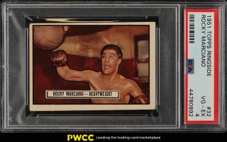 1951 Topps Ringside Rocky Marciano Rookie Rc 32 Psa 4 Vgex (pwcc)