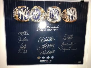 Steiner Sports York Yankees Dynasty 16x20 Signed Photo Derek Jeter Mo Rivera