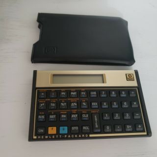 Vintage Hewlett Packard Programmable RPN Financial Calculator HP - 12C 2