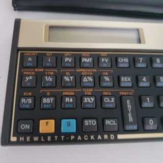 Vintage Hewlett Packard Programmable RPN Financial Calculator HP - 12C 3