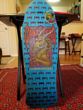 Vintage 1987 Powell Peralta Steve Caballero Dragon Bats Skateboard Deck