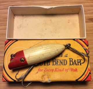 Vintage South Bend Bait Babe - Oreno 972 Rh Glass Eyes Fishing Lure W/box