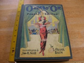 Ozma Of Oz Baum Book 1907 Reilly & Lee Vintage Illustrated