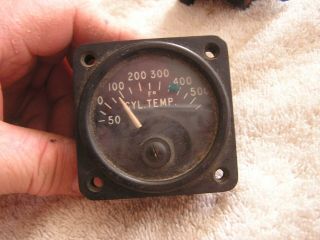 Vintage Western Electric Aircraft Cylinder Temperature Gauge Type A - 2a