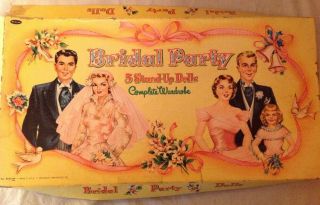 Whitman Publishing Vintage Bridal Party Paper Dolls Box Set