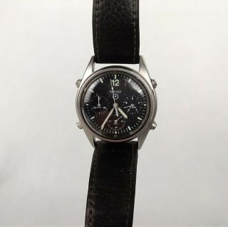 Vintage Seiko 1st Generation British Military Raf Pilot’s Chronograph Watch 1984