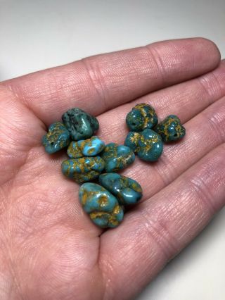 Vintage Goregous Turquoise Nuggets Arizona Southwest Beads Az