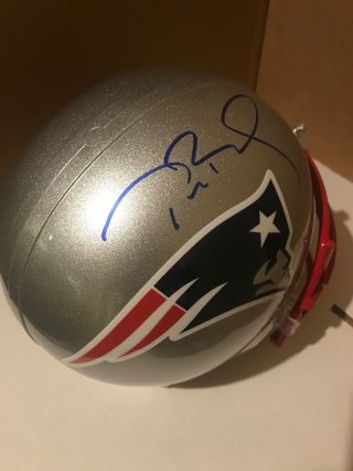 Tom Brady Autographed England Patriots Full Size Helmet Tristar Productions