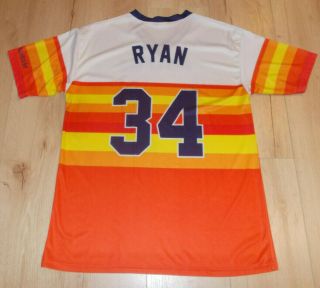 VINTAGE 1980 ' s HOUSTON ASTROS - NOLAN RYAN Jersey (XL) Nolan Ryan Beef 3