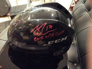 Connor Mcdavid Signed Ccm Helmet With Case