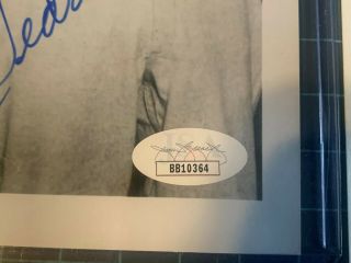 Joe DiMaggio Mickey Mantle Ted Williams Signed Photo JSA Authentication 3