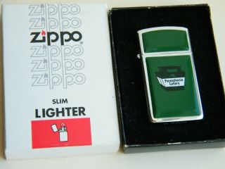 Zippo 1985 Slim Line Pennsylvania Lottery