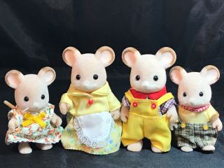 Calico Critters Sylvanian Families Field Mouse Family Uk Mice Acorn
