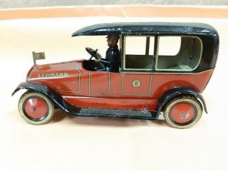 Vintage Antique Rare Old Collectible Lehmann Tin Toy Car