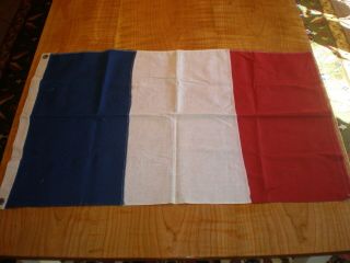 Vintage France Flag Cotton Sewn Panels French