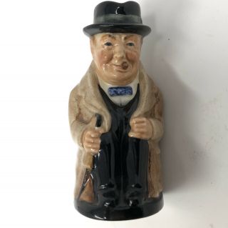 Vintage Royal Doulton T Winston Churchill Toby Jug Mug Creamer England