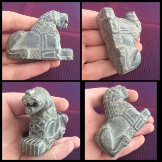 Rare Ancient Roman Carved Stone Lion Offering,  2nd To 4th Century Ad