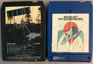The Eagles On The Border Hotel California Vintage 8 Track Tape