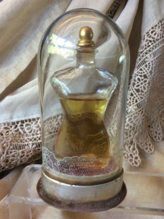 Vintage Schiaparelli Shocking Perfume Glass Body & Dome 1930 