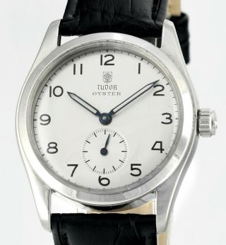 Vintage 1972 Tudor Oyster Small Rose Stainless Steel Mens Wrist Watch