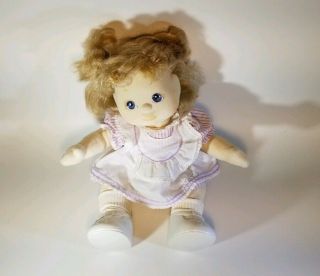 My Child Doll Ash Blonde Blue Eyes Possible Double Top Knot Mattel Vintage
