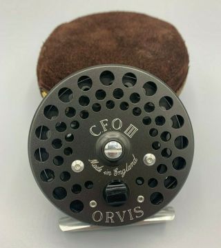 1st Model Orvis Cfo Iii Fly Fishing Reel - Screwback/inverted Script/hardy Made