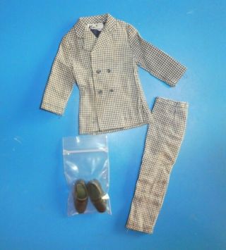 Vintage Ken Doll Clothes - Mod Era Ken 1434 Big Business Jacket And Pants