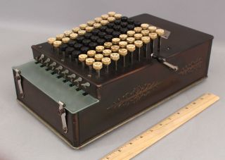 Rare Antique 1904 Felt & Tarrant Model A Comptometer Adding Machine Calculator