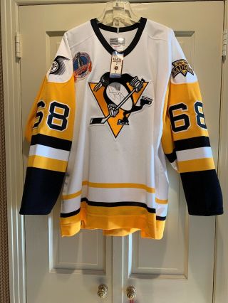 Jaromir Jagr Signed Pittsburgh Penguins 1992 Stanley Cup Jersey Ccm Auto